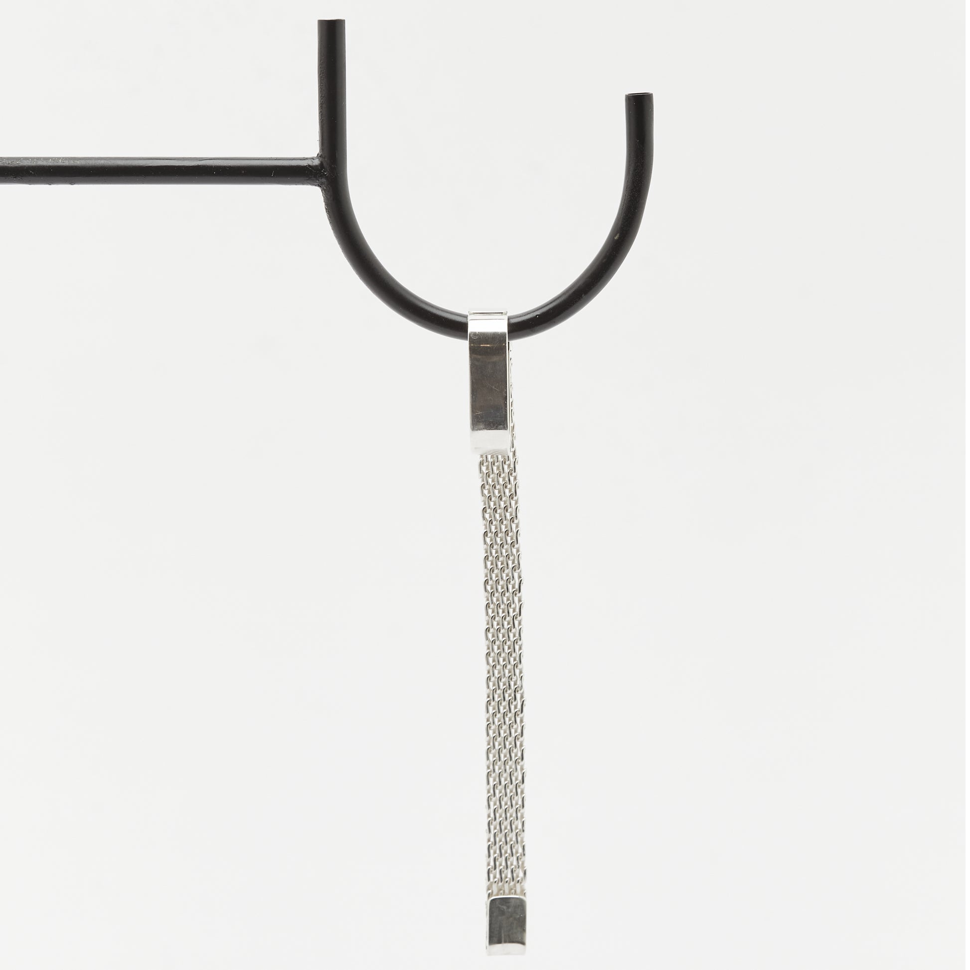 Woven and polished sterling silver ear cuff – No Justification statement jewellery by AROE