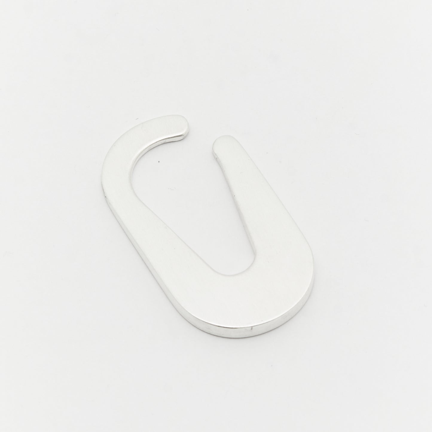 Minimalist sculptural earcuff quiet design silver rock jewelry - Unique handcrafted silver ear cuff – statement jewellery by AROE.

